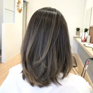 ミディアム カラー 【店長】大根 亮太のヘアスタイル