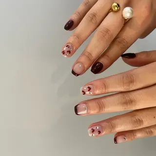 ネイル YUKIMO🍎名駅 /ニュアンスのネイルデザイン