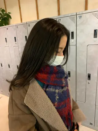 セミロング ボブ/ベージュ/ パーマ🪿近森ゆいのヘアスタイル