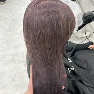 セミロング 淡色ラベンダー♡ ニーナ🎀🦙のヘアスタイル