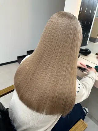 セミロング カラー 𝐑𝐲𝐮𝐤𝐢 【店長】ALEAPのヘアスタイル