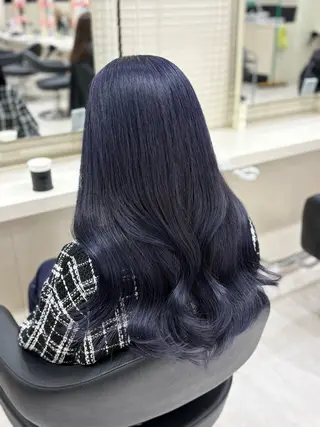 セミロング カラー ヘアアレンジ 💟RINNA 艶カラー💟のヘアスタイル