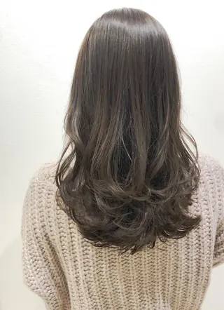 セミロング カラー 顔まわり職人🇰🇷 韓国ヘア/KAITOのヘアスタイル