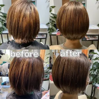 ショート カラー メルクヘアー 中澤のヘアスタイル