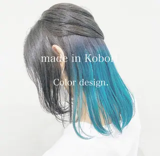 ミディアム レイヤーカット/ 前髪顔周りカットのヘアスタイル