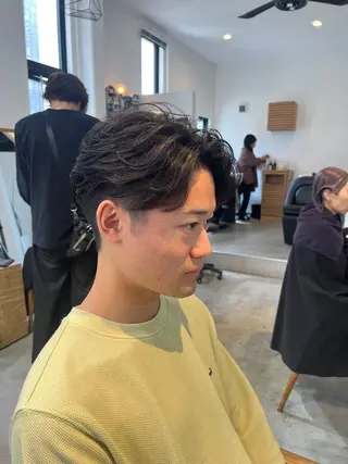 パーマ メンズ 大阪メンズハイトーン /スパイキー/RAIのヘアスタイル