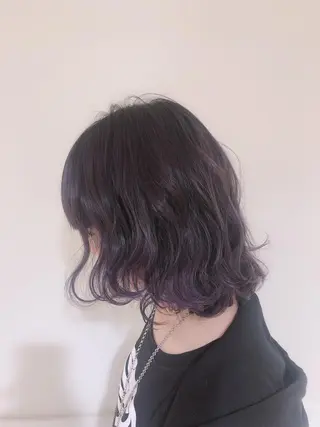 ミディアム カラー 湯田実津希🤎 ﾐﾙｸﾃｨ専門のヘアスタイル