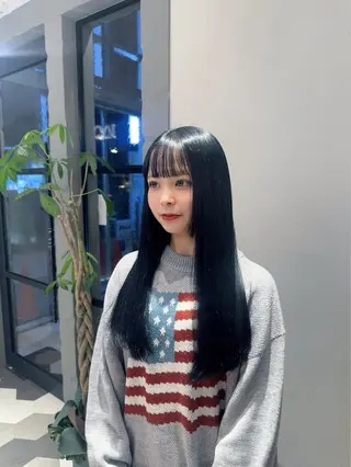 ロング 透明感カラー/レイ ヤーカット/KaHoのヘアスタイル