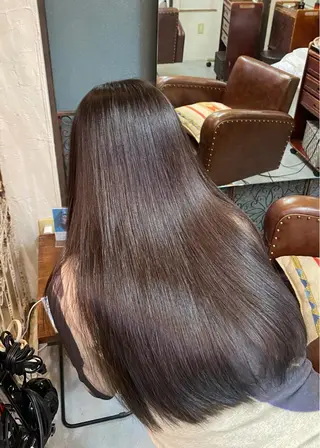 ロング Belle 並木通り店所属・rena/ パーマ/カラーのヘアスタイル