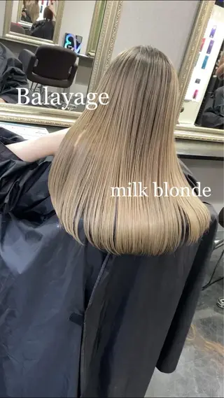 ロング カラー Selenehair 三条本店のヘアスタイル