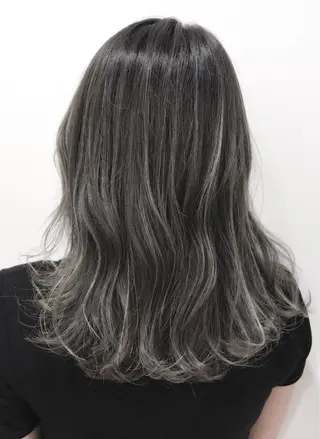 ミディアム 常山 篤志のヘアスタイル