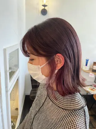ミディアム カラー 伊藤ゆかり/髪質改善 /透明感カラーのヘアスタイル