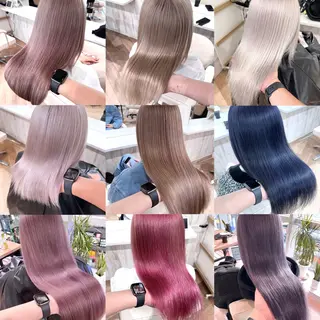 ロング 💛NOZOMI💛 ハイトーンカラーのヘアスタイル