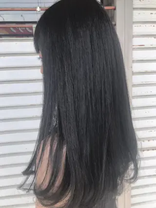セミロング カラー レイヤーカット匠 イソザキノリユキのヘアスタイル