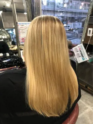 セミロング カラー 🫧レイヤーお任せ ください🫧のヘアスタイル