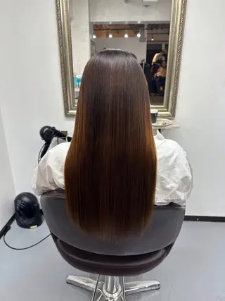 ロング kazuya 縮毛矯正髪質改善✨✨のヘアスタイル