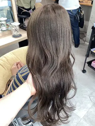 ロング カラー ヘアアレンジ/透明感 カラー/AKARIのヘアスタイル