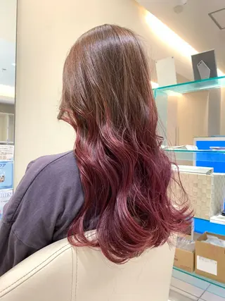 カラー MODEks eau 佐藤優志のヘアスタイル