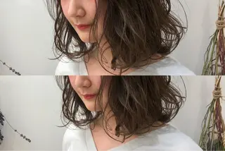 カラー 東梅田エリアカラー ヘアセットNo. 1のヘアスタイル