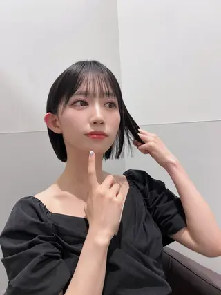 ショート カラー 原宿ボブ・髪質改善 輝来のヘアスタイル