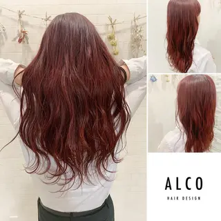 セミロング カラー ワタイショウタ 髪質改善✨眉毛サロンのヘアスタイル