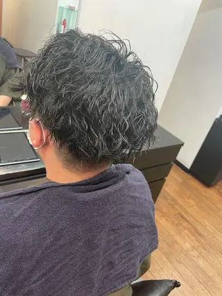 ショート パーマ メンズ 🌸髪質改善🌸 Shuhei🗝♠のヘアスタイル