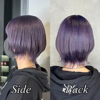 ショート カラー ヘアアレンジ ｲﾝﾅｰｶﾗｰ屋さん 🫧伊藤拓実のヘアスタイル
