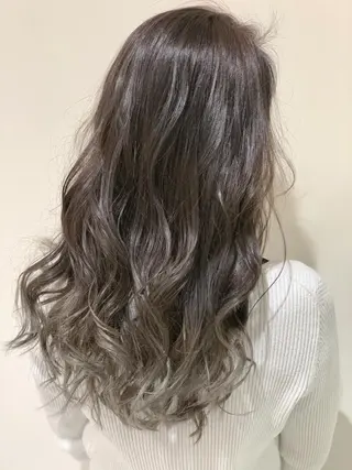 ロング カラー 松吉 純平のヘアスタイル