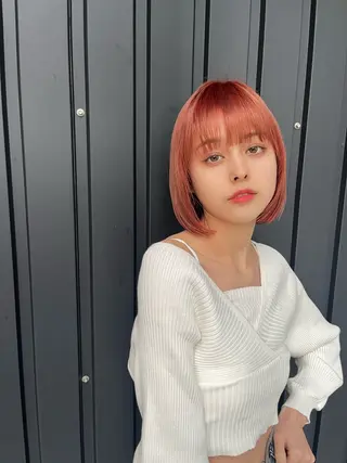 ショート カラー 浦和Lond 山本賢人のヘアスタイル