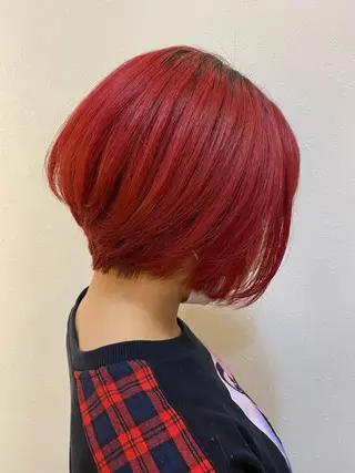 ショート カラー ✴︎ヒラガカナ✴︎ ECLAT HAIRのヘアスタイル