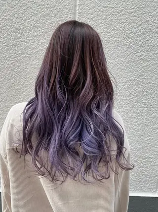 セミロング 若山 敦のヘアスタイル