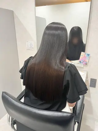 ロング まとまるツヤ髪カット ┆たんげ なるみのヘアスタイル