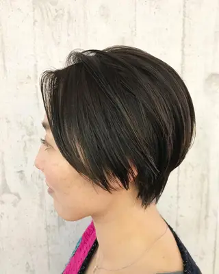 ショート 【店長】ショート 似合わせ🦩相羽里美のヘアスタイル