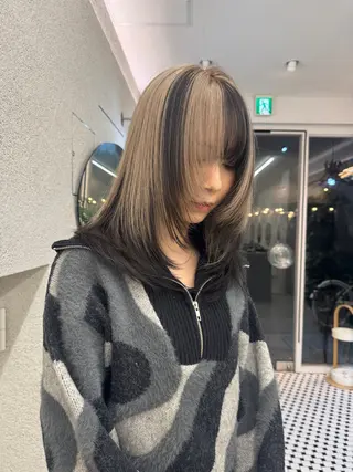 ミディアム カラー ralme/sol 髙橋一哉のヘアスタイル