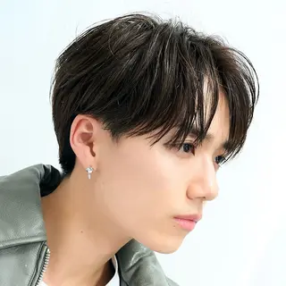 メンズ 《メンズ特化》パーマ 曲がる縮毛矯正/千原のヘアスタイル