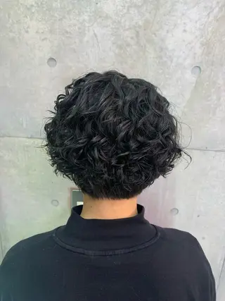 ショート パーマ HARURU🪮✨ ブレイズ海外ヘアのヘアスタイル