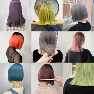 セミロング カラー Piaコータロー ハイトーン&‪ボブのヘアスタイル