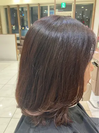 ミディアム カラー 🎃モデル🎃Ash 新杉田🎃山本のヘアスタイル