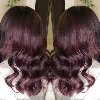 ミディアム カラー 韓国🇰🇷 ✂︎hair 内田愛のヘアスタイル