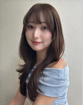 ロング 🖤Keina🖤 大人上品カラー.*˚のヘアスタイル