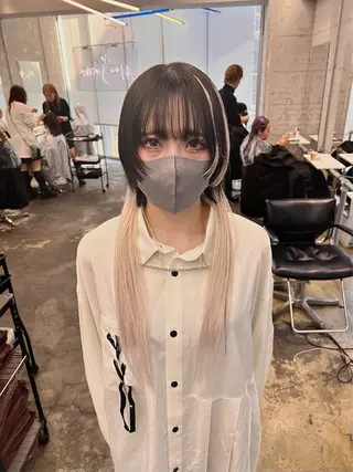 ロング カラー ヘアアレンジ 🐺ウルフの神🐺 /カラー/けいすけのヘアスタイル