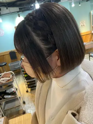 ミディアム ヘアアレンジ CORE blanc所属・COREblanc ゆきの／表参道 原宿のヘアスタイル