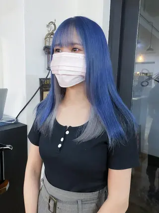 ロング カラー ハイトーンカラー ⭐️NAZUNAのヘアスタイル