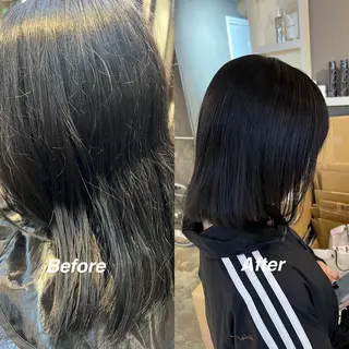 ミディアム daiki 原宿のヘアスタイル