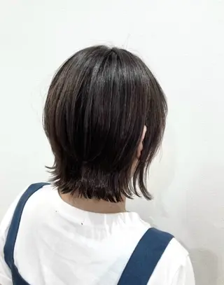 ミディアム Annon プライベートサロンのヘアスタイル