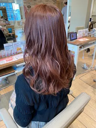 カラー 🫧似合わせ前髪/ 小顔カットくろ🫧のヘアスタイル