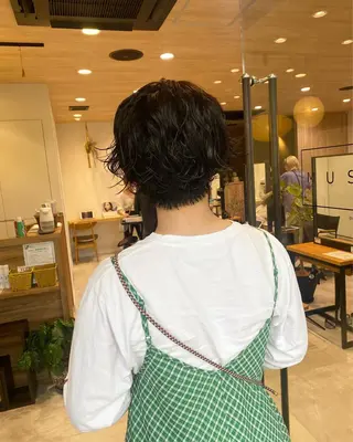 ショート パーマ パーマ指名No1 /namiのヘアスタイル