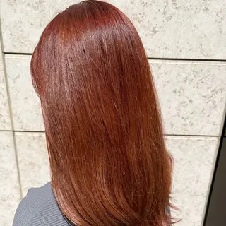 カラー 赤みなしカラー/梅田 /レイヤー/IORIのヘアスタイル