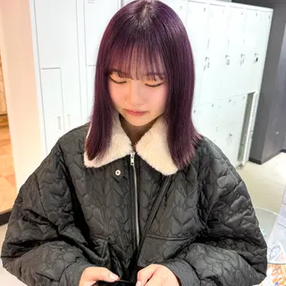 セミロング カラー 暖色/ミルクティー /レイヤー/マリア♡のヘアスタイル