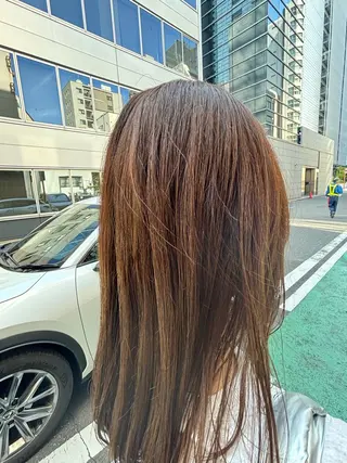 セミロング カラー Ako /クールカラー💙のヘアスタイル